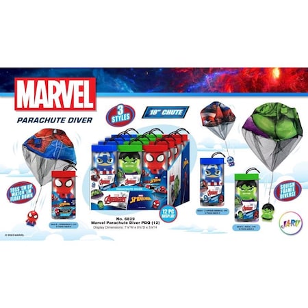 Marvel Marvel Avengers/Spider Man Parachute Diver Assorted 6829